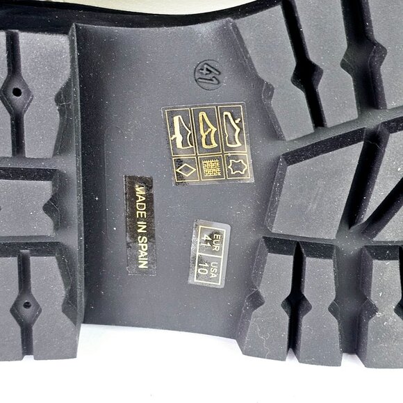 Mousse & Cloud White & Black Chelsea Biena Ankle-Boots, Made in Spain, Sz 10 - Picture 8 of 8